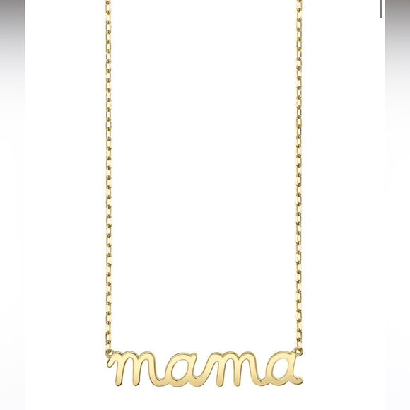 14k solid gold 'Mama' Necklace - Picture 1 of 6
